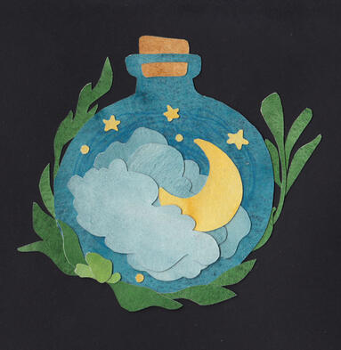 Moon in bottle - 50 eur